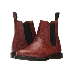 Dr. Martens Chelsea Boots — Women’s 8 — Brown Pebbled Leather — Flora